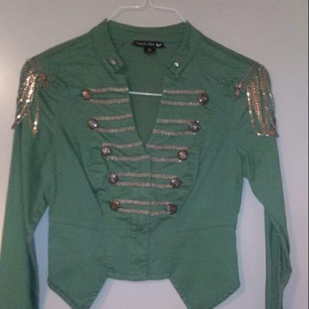 Mint green blazer